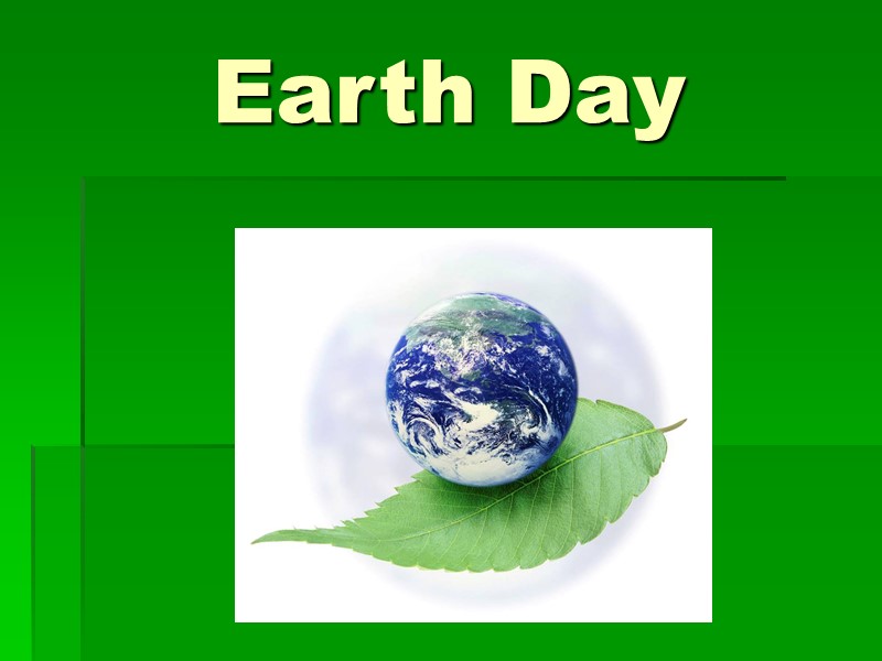 Earth Day
